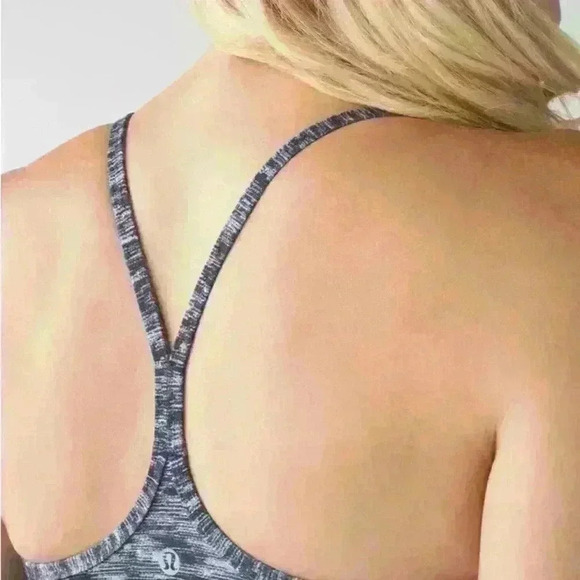 Lululemon Power Y  Tank *Luon
Dramatic Static White Black - Picture 3 of 7